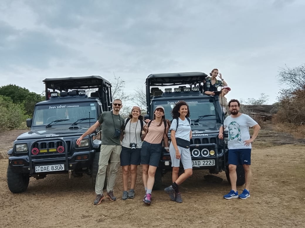 Francesca's group travelling with Aloy's Travel Services in Sri Lanka